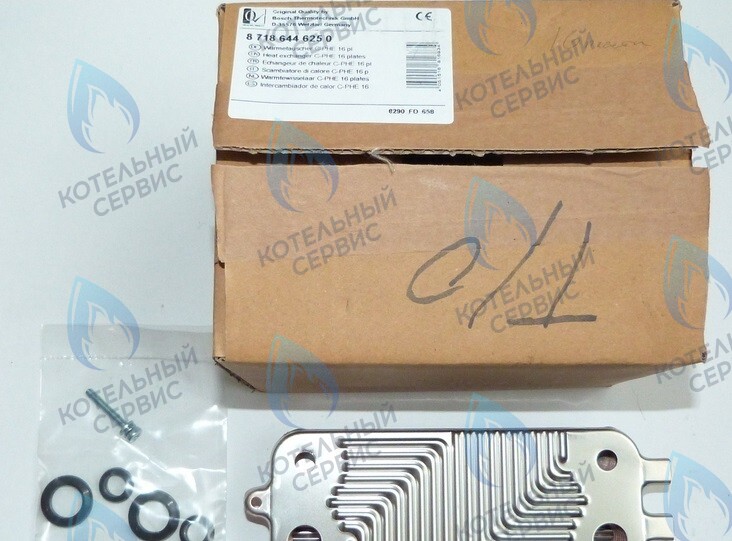 87186446250 Теплообменник вторичный 16 пластин U072-24K BUDERUS в Орле