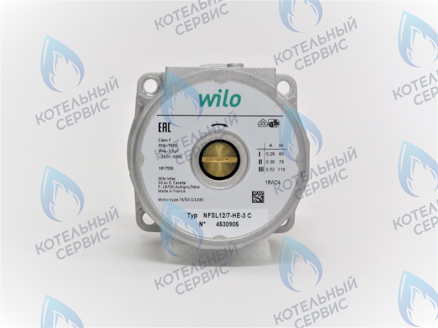 PH-W21CW70-WL118-RS Двигатель насоса (без улитки, без терминала) WILO NFSL 12/7 15/7 118w в Орле