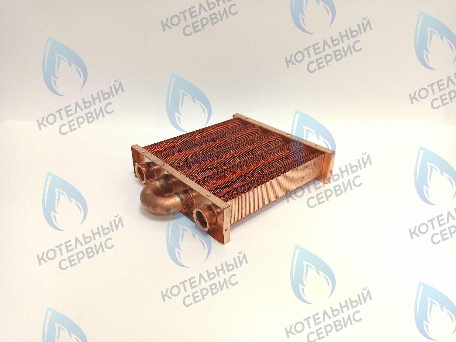 EM021-180-02 Теплообменник отопления без фитингов (180 мм) 85 FIN (130-200 HSG/ICH/MSC)(3318108610, 3318108640) DAEWOO в Орле
