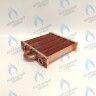 EM021-180-02 Теплообменник отопления без фитингов (180 мм) 85 FIN (130-200 HSG/ICH/MSC)(3318108610, 3318108640) DAEWOO в Орле