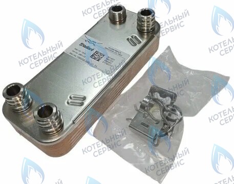 ES190W-000-16F-HR Теплообменник ГВС вторичный 16 пластин VAILLANT TURBO MAX VUW в Орле