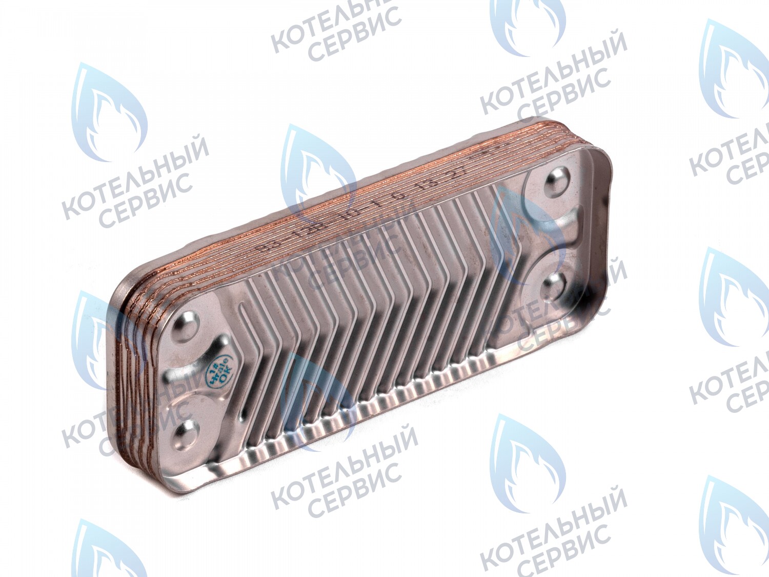 02-4015 Теплообменник вторичный (ГВС) GAZECO 18 T2 (с 05.2016 г.) в Орле