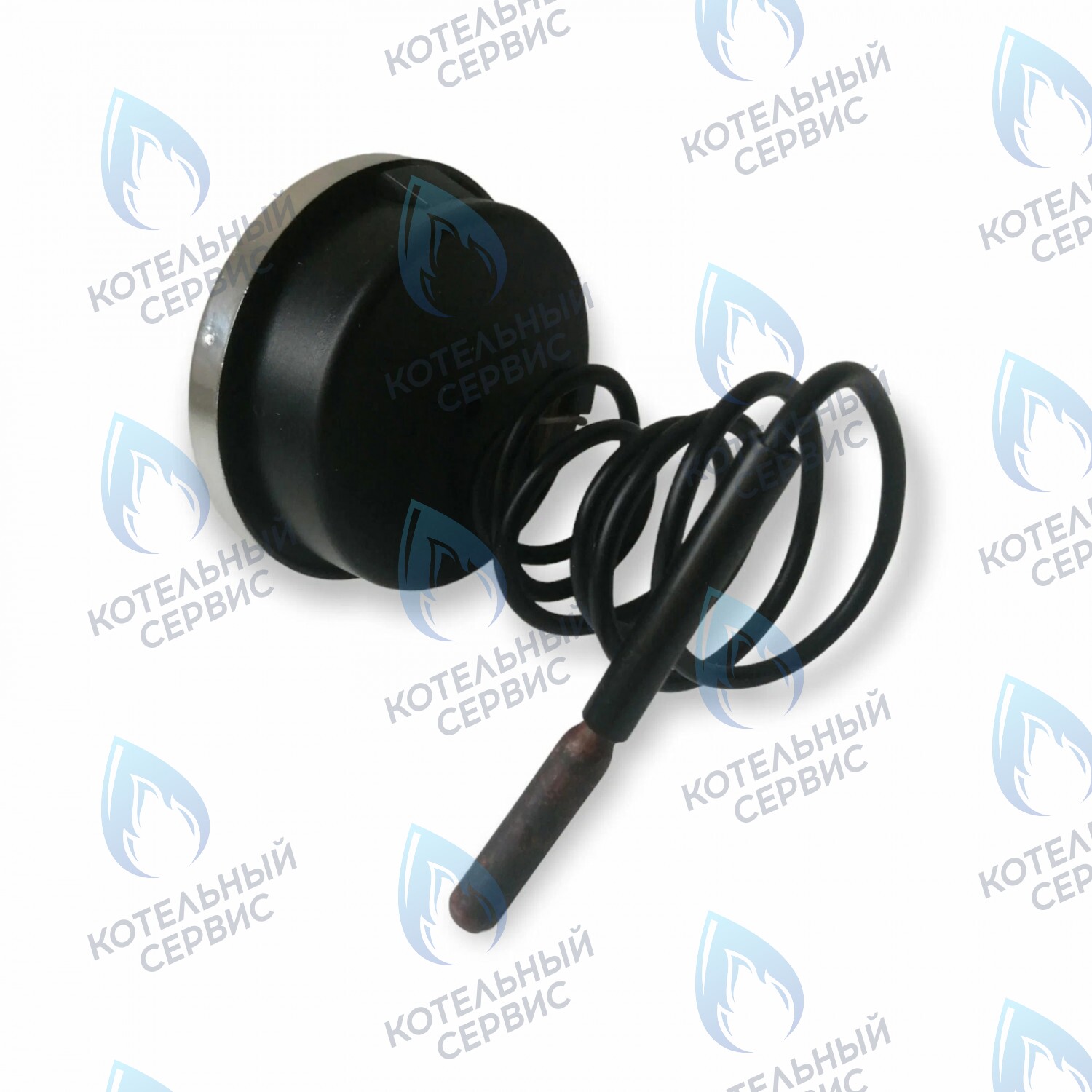 ST002 Термометр капиллярный (круглый хромированное кольцо) Ø52мм,  L=550мм, 0-120С в Орле