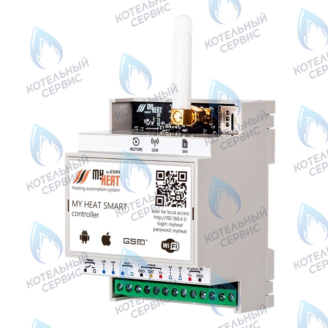 6283 Термостат (контроллер) MyHeat Smart (GSM, Wi-Fi, DIN) в Орле