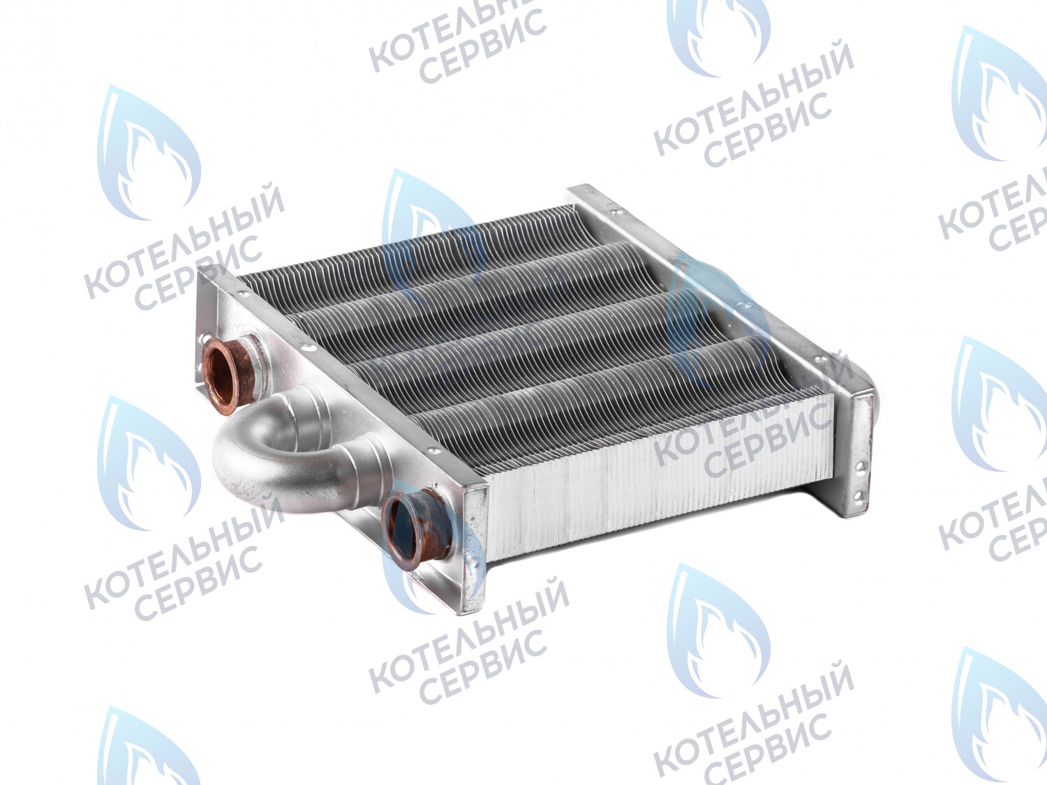 EM021-142 Теплообменник отопления без фитингов (142 мм) 67 FIN (100 HSG/ICH/MSC) DAEWOO (3318111100, 3318111120) в Орле
