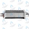 EM021-142 Теплообменник отопления без фитингов (142 мм) 67 FIN (100 HSG/ICH/MSC) DAEWOO (3318111100, 3318111120) в Орле