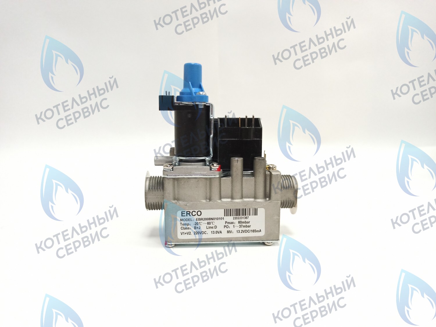GV013 Клапан газовый ERCO EBR2008N 220VDC (постоянный ток) NevaLux 7211/7218/7224/8224/8624/8230, Alpenhoff Baden (15199008), Ferroli Fortuna Special (NG) (39899008), KoreaStar Bravo K (NG) (KS90299008) в Орле