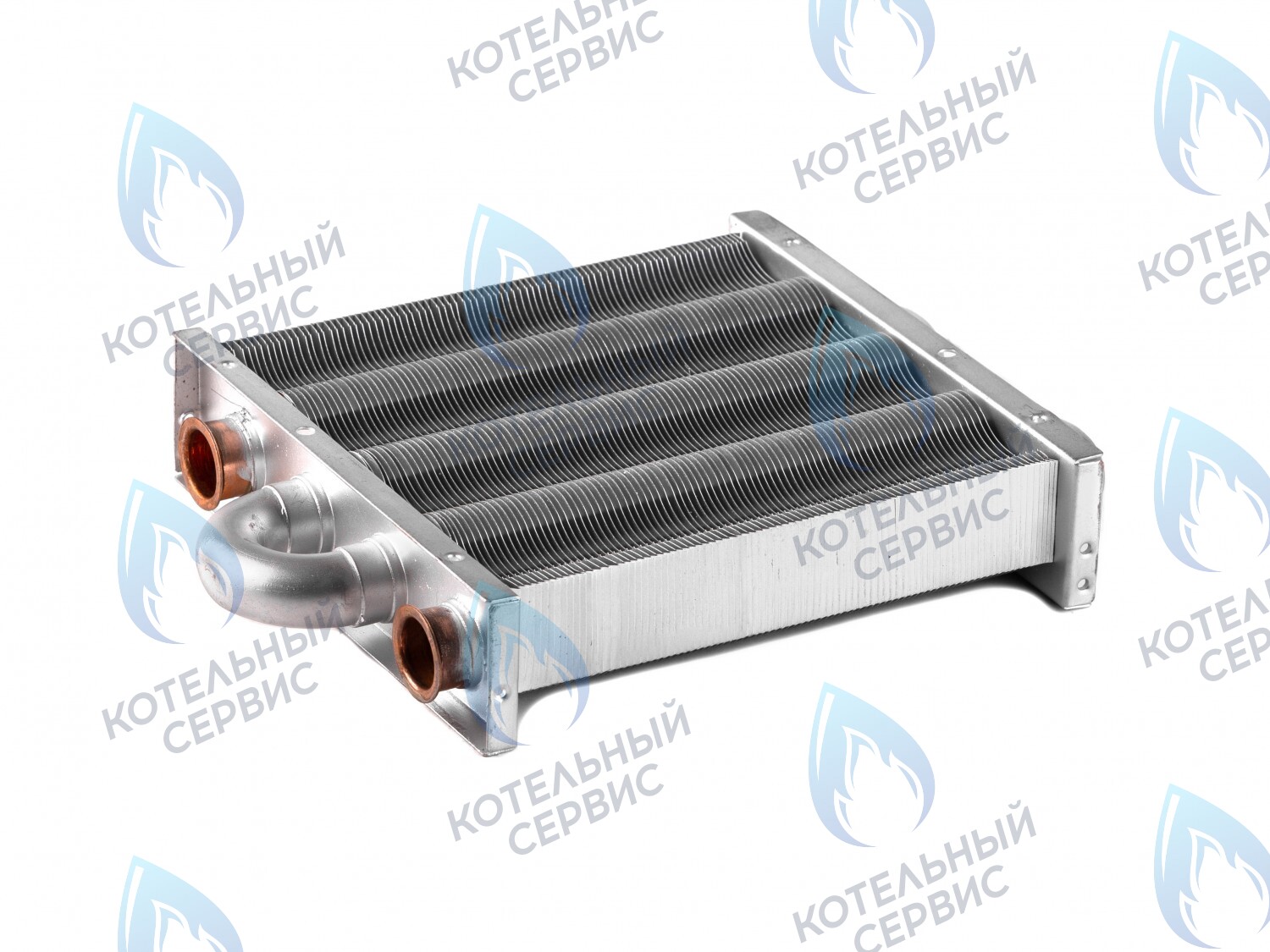 EM021-180 Теплообменник отопления без фитингов (180 мм) 85 FIN (130-200 HSG/ICH/MSC) (3318108610, 3318108640) DAEWOO в Орле