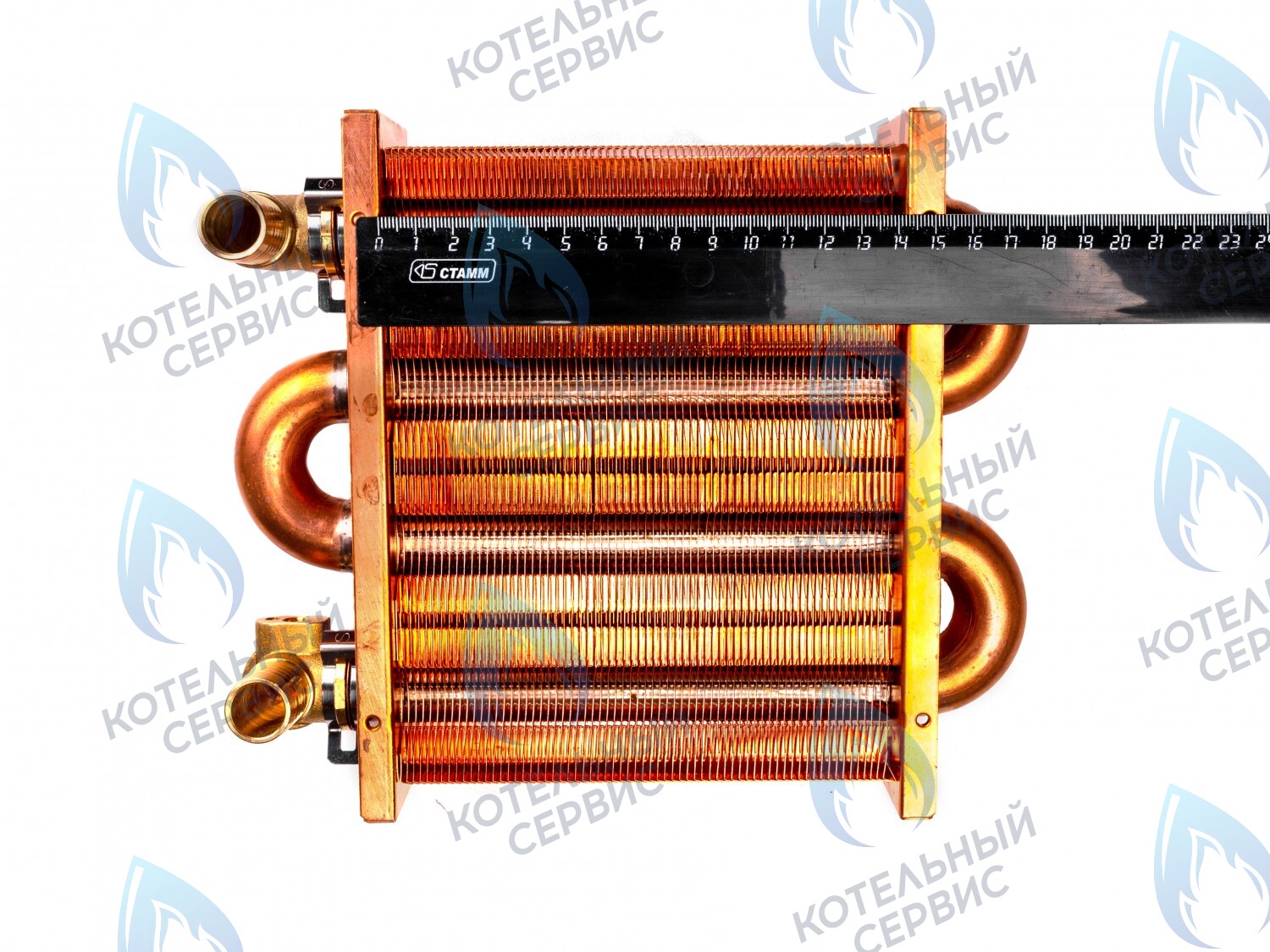 3318111100 Теплообменник первичный (основной) 142мм 67 FIN (100 HSG/ICH/MSC) DAEWOO в Орле