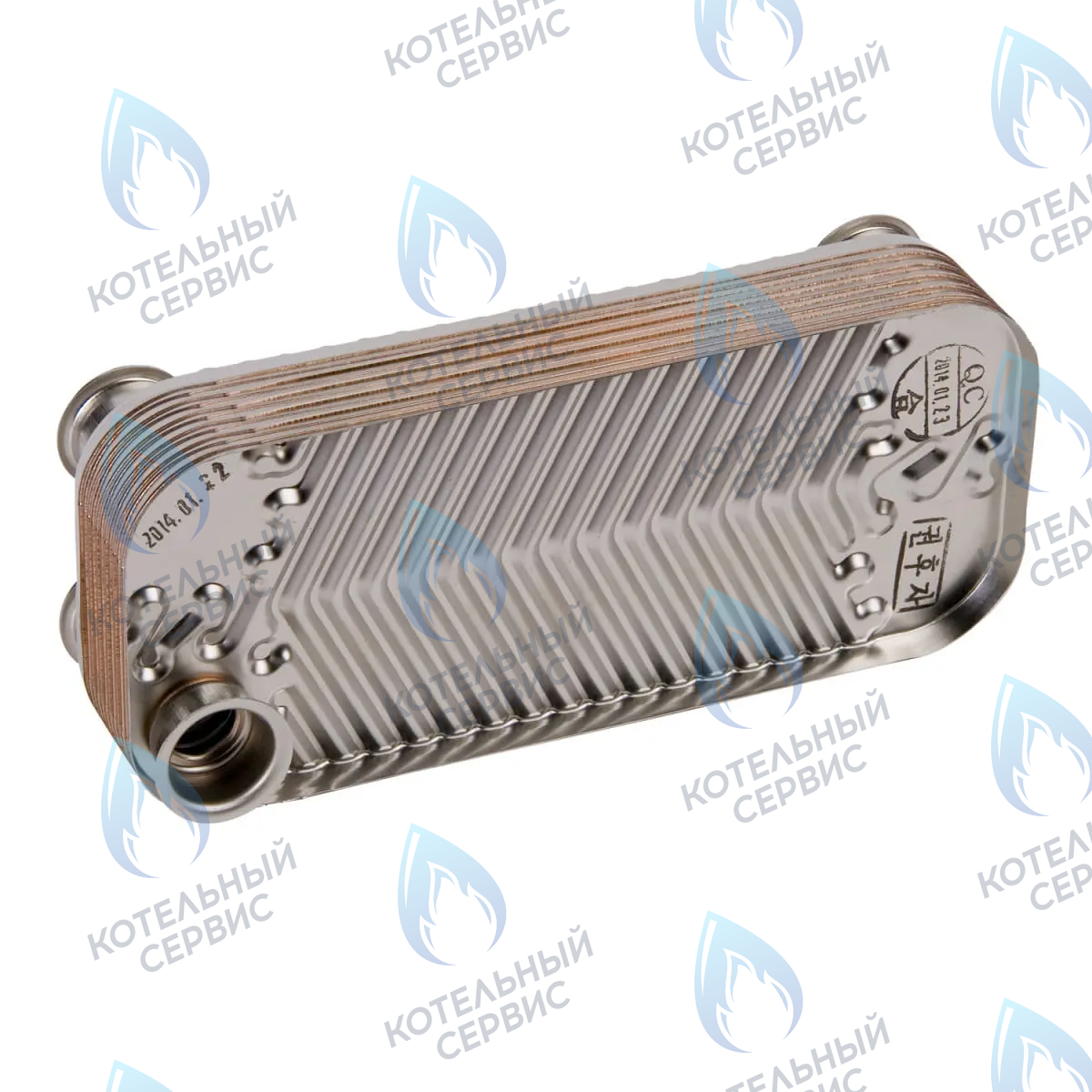 3318106220 Теплообменник ГВС 100-200 (12 FIN) DAEWOO ICH (5 фланцев) в Орле