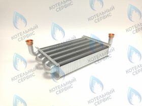 Теплообменник первичный подходит для Ariston BS, BS II, Matis, Egis Plus, Clas, Genus, Clas System (65104247)