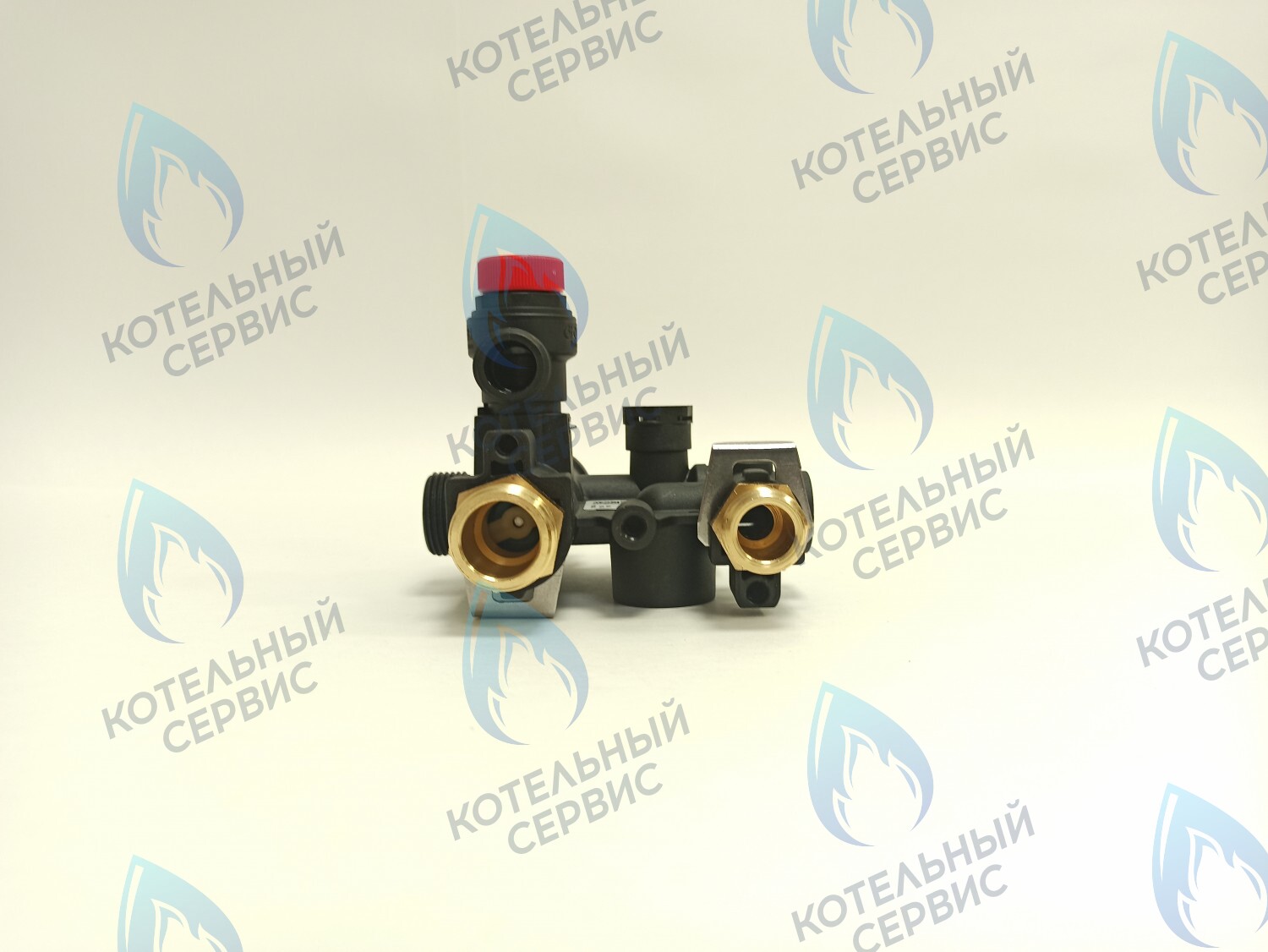 NUM00007 Гидроблок (левый) с картриджем трехходового крана (пластиковый) LIGHT 12кВт-24кВт, VARME 12кВт-18кВт (HH005B) FEDERICA BUGATTI в Орле