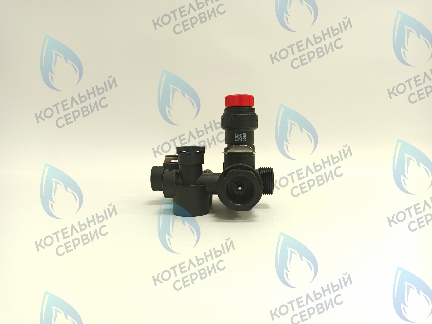 NUM00007 Гидроблок (левый) с картриджем трехходового крана (пластиковый) LIGHT 12кВт-24кВт, VARME 12кВт-18кВт (HH005B) FEDERICA BUGATTI в Орле