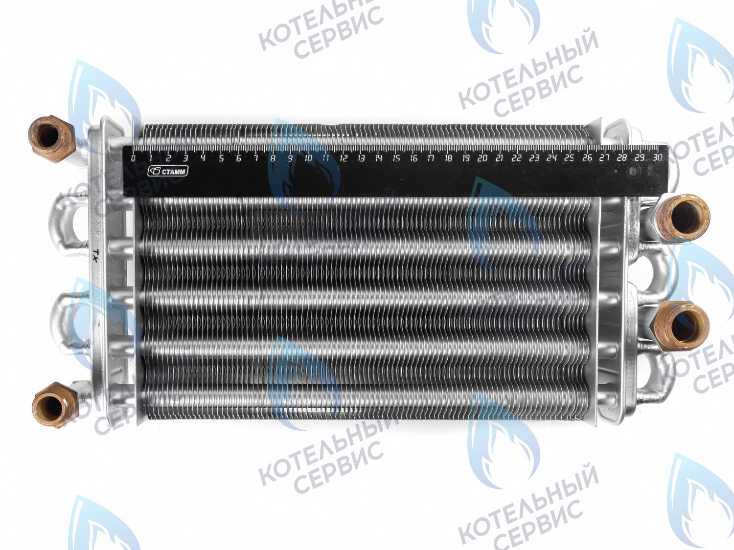EB002-270 Битермический теплообменник 270мм ARISTON TX/T2 998619 (с двумя отверстиями под датчики температуры) в Орле