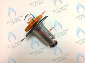 Втулка ротор насоса (против часовой стрелки) аналог WILO 12/5, 15/5 (втулка 35мм, колесо 68/21мм)(керам. вал)