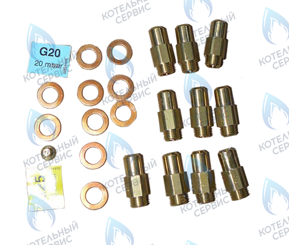39825110 Форсунки (комплект) KIT 10 UG.3,50 EL (34009280) FERROLI в Орле