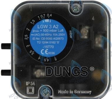 107409 Датчик-реле давления воздуха Dungs LGW 3 A2 Ag-M-V9 st-se (272337) в Орле