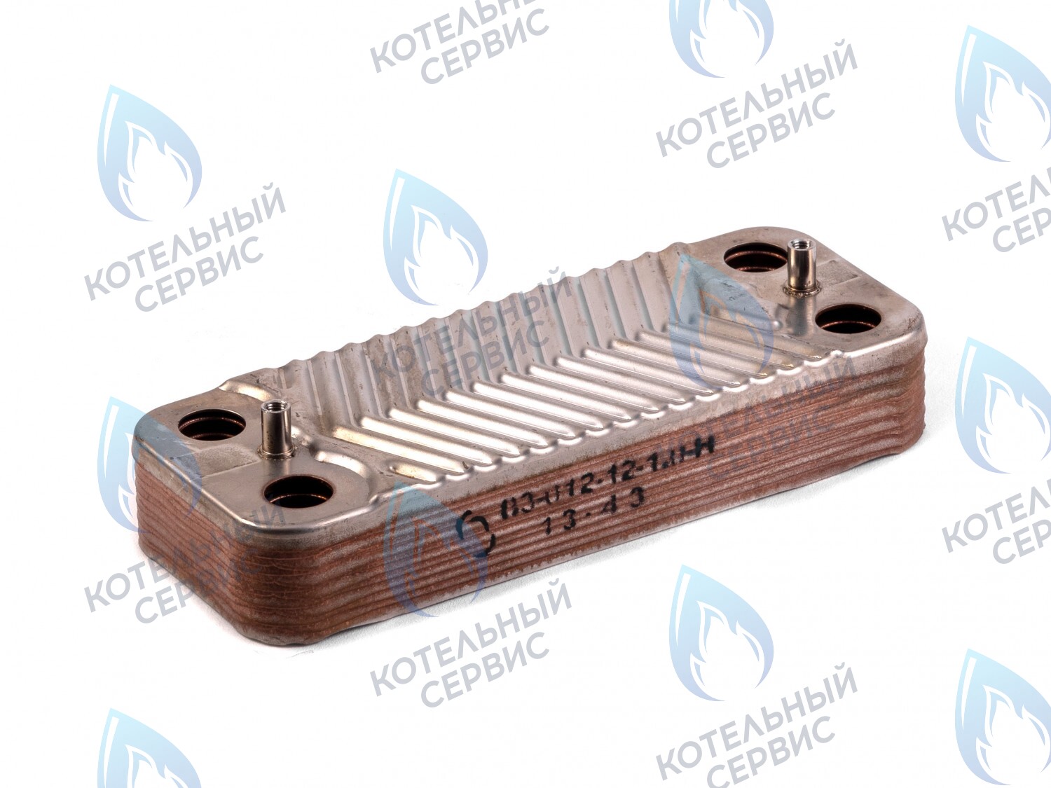 02-4007 Теплообменник вторичный ГВС GAZECO 18 С2/Т2, 24 С2/Т2 в Орле