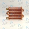 EM021-180-02-Фитинг-Комп Теплообменник отопления с фитингами (180 мм) 85 FIN (130-200 HSG/ICH/MSC)(3318108610, 3318108640) DAEWOO в Орле