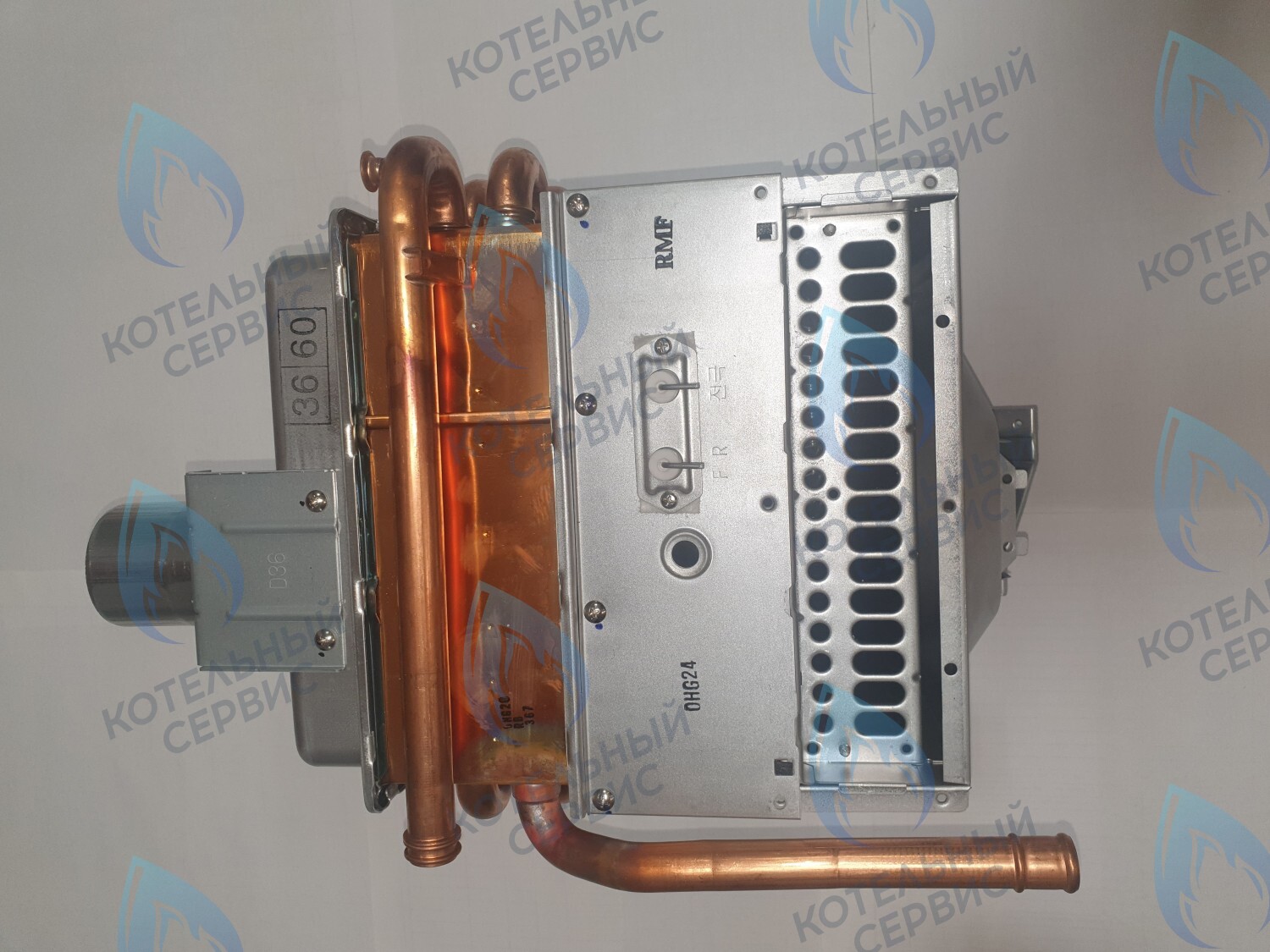 440017871 Теплообменник отопления RINNAI U в сборе (камера сгорания и патрубок D60 для UE) 30/36/42 (440017992) в Орле