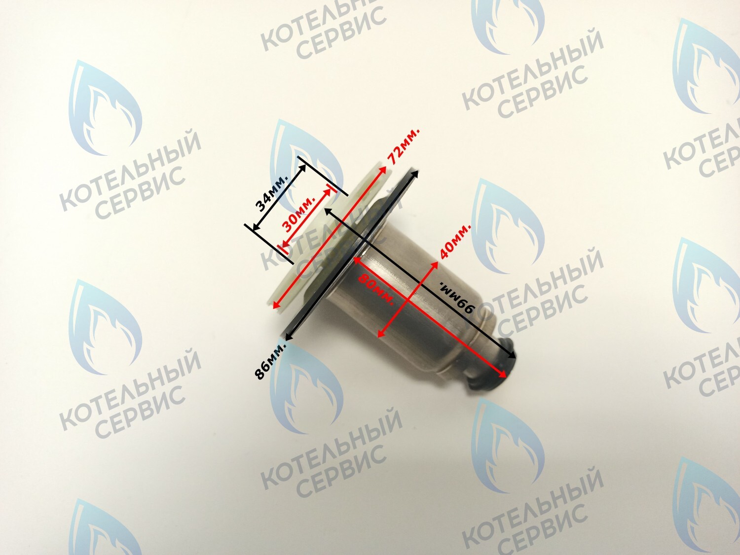 PPR-W30CW-40-02 Втулка ротор насоса (по часовой стрелке) аналог WILO 15/6 (втулка 40мм, колесо 72/30мм) в Орле