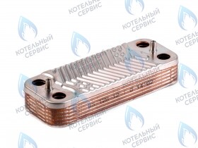 Теплообменник вторичный (ГВС) GAZECO 24 C2/T2 (с 05.2016 г.)