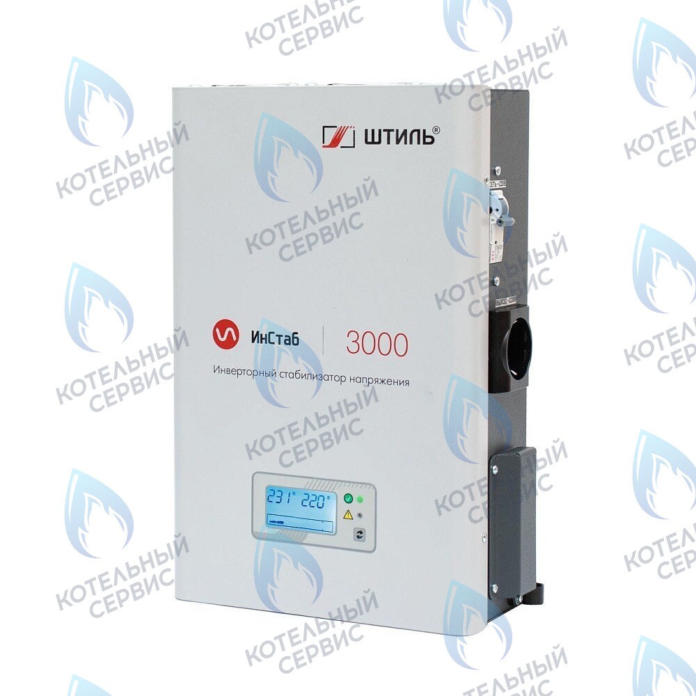 IS3000 (230В) Стабилизатор однофазный Штиль ИнСтаб IS3000 (230В) (3000 ВА/2500 Вт, инверторный) в Орле