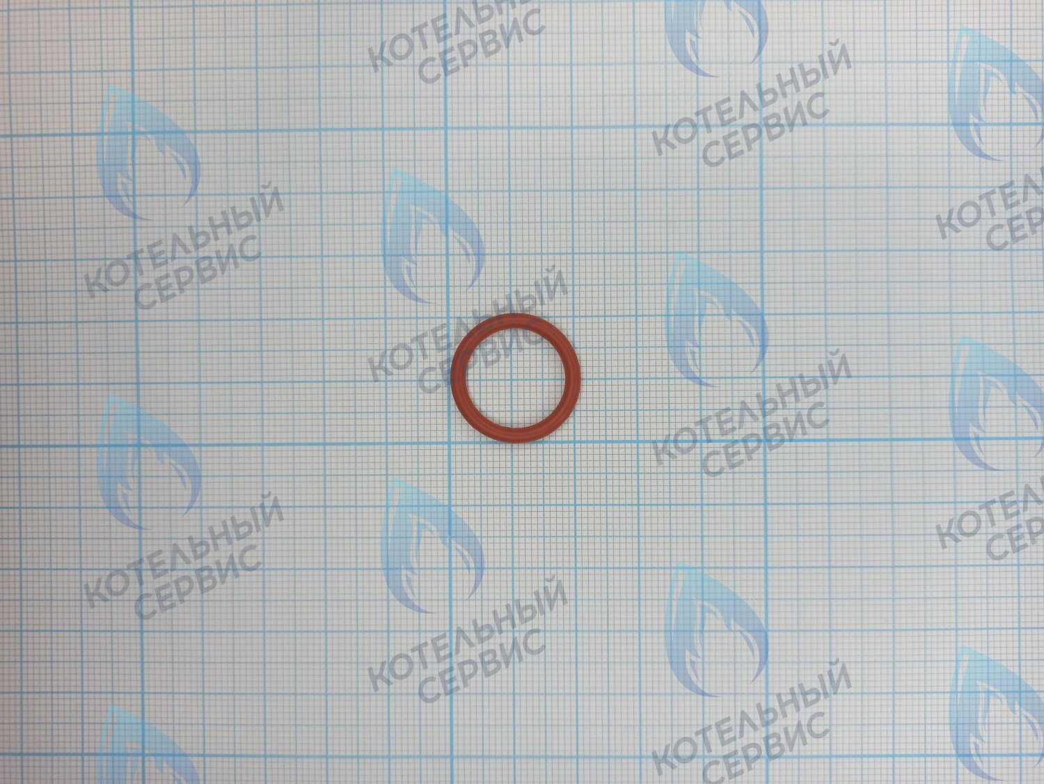 440000895 Кольцо уплотнительное O-RING (P-16) SILICON красное (фильтр воды, соединение входа воды, соединение обратки отопления) RINNAI в Орле