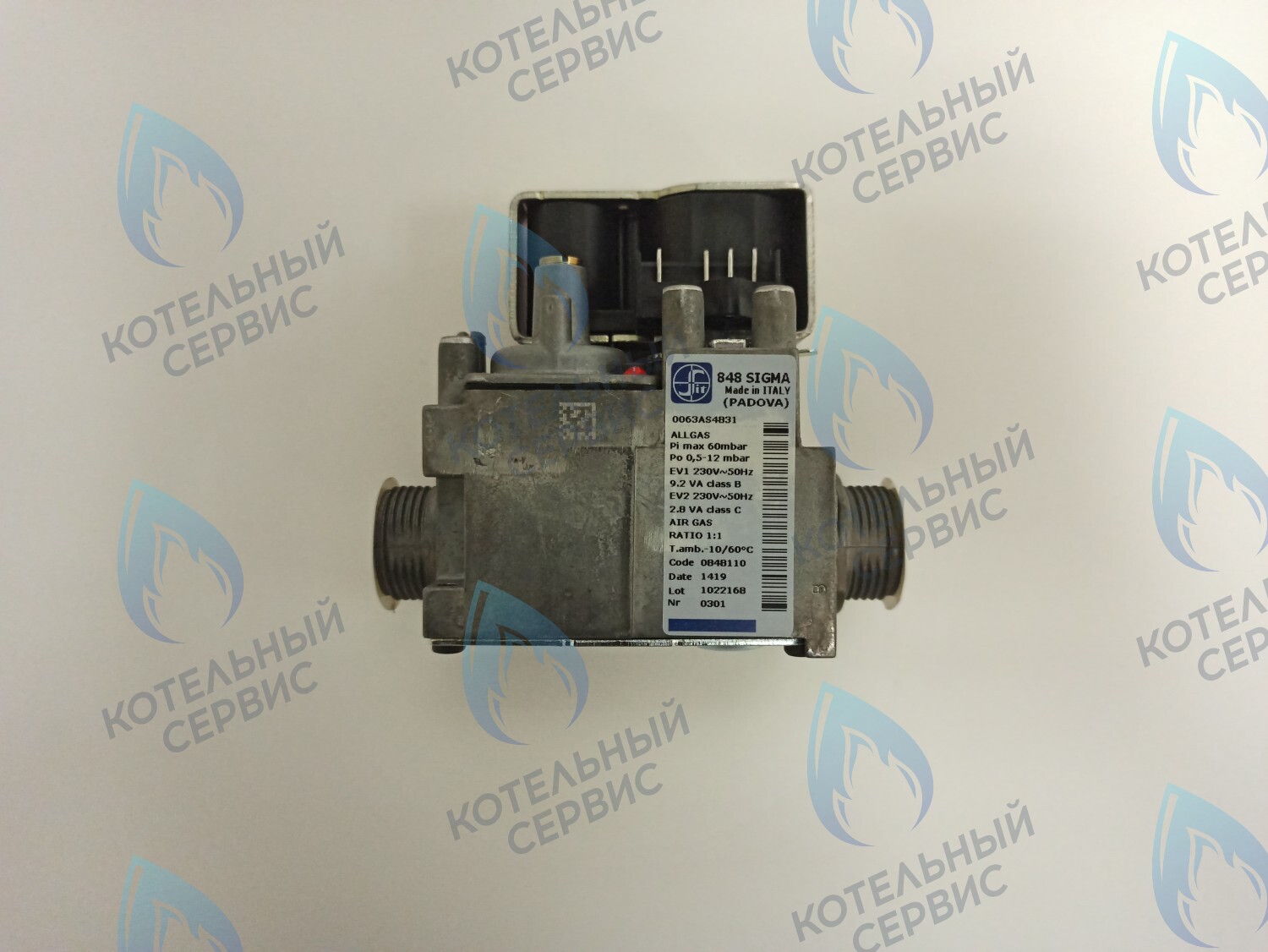 BI1293 104 Клапан газовый SIT 848 0848110 (0.848.110) BIASI M110B.24SM/C M110B.32SM/C M110B.24SR/C  (BI1293 104) в Орле