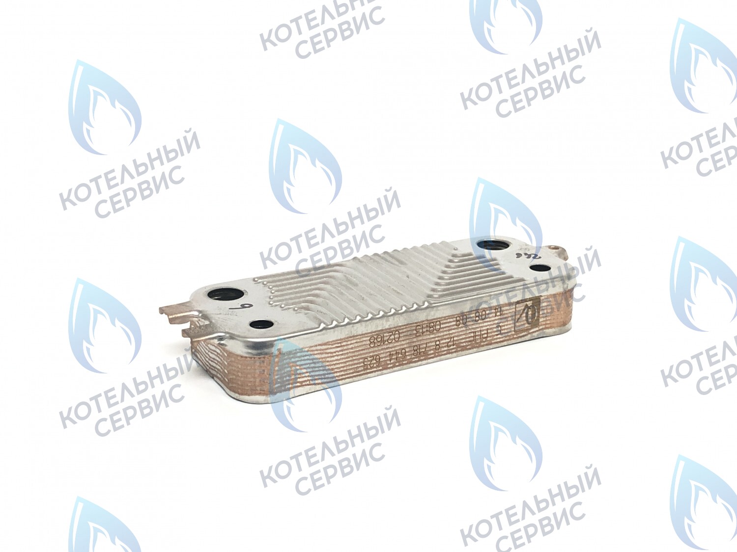 87186446230 Теплообменник  вторичный пластинчатый ГВС 12 пластин  BOSCH WBN6000/2000 12C/18C в Орле