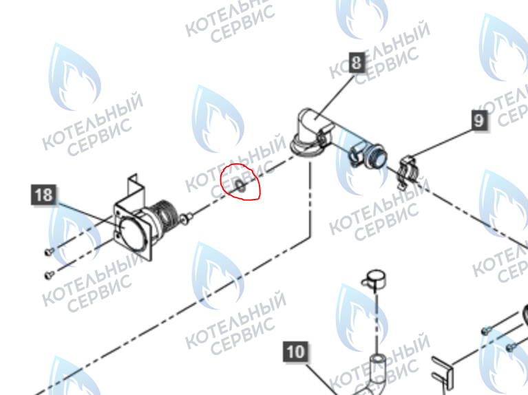 20007005A Кольцо уплотнительное O-ring NAVIEN (SILICONE,P11,11×6t) (манометр) (BH2423076A) в Орле