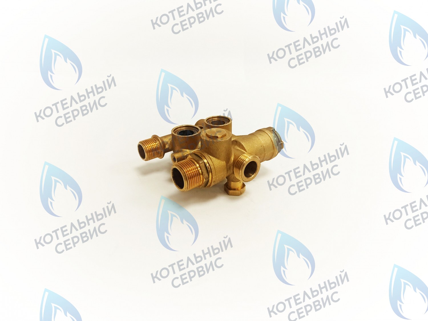 03-4019-02 Трехходовой клапан (старый, шток 53,5мм) GAZECO18-С2/Т2/ 24-С2 /Т2  Исполнение 2 (123) (после 07.14 г. до 05.16 г) (Блок гидравлический подсоединений) в Орле