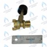 711666100 Патрубок входа ГВС BAXI (Гидрогруппа с краном подпитки) в Орле