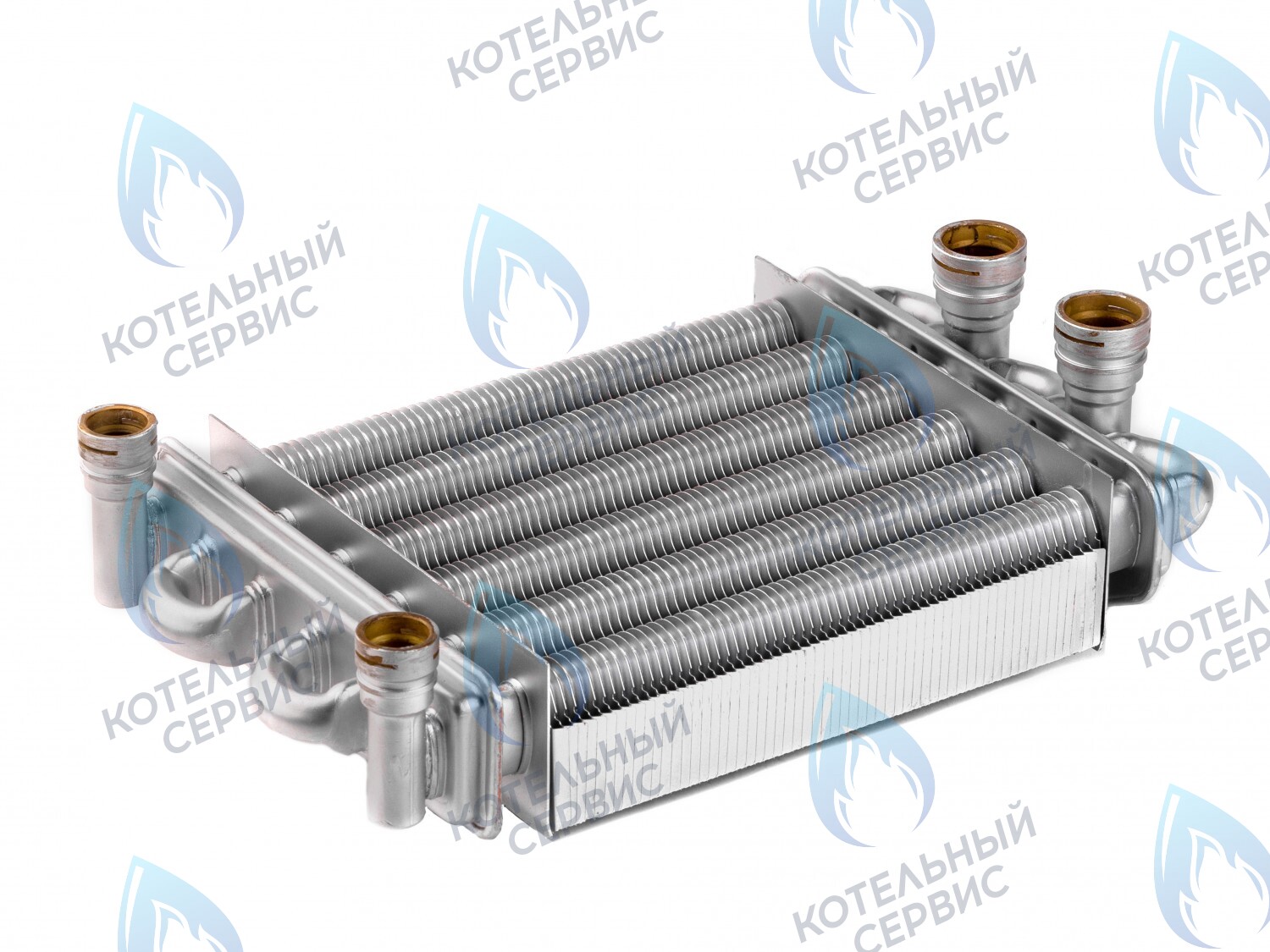 02-4011 Теплообменник битермический 198мм GAZECO 18-T1/C1 (с 05.2016) в Орле