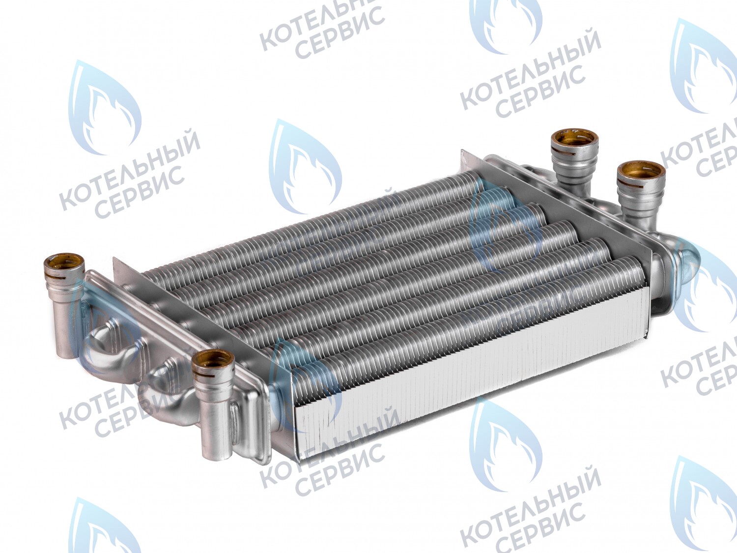 02-4013 Теплообменник битермический 252мм GAZECO  24-Т1/C1 (с 05.2016 г.) в Орле