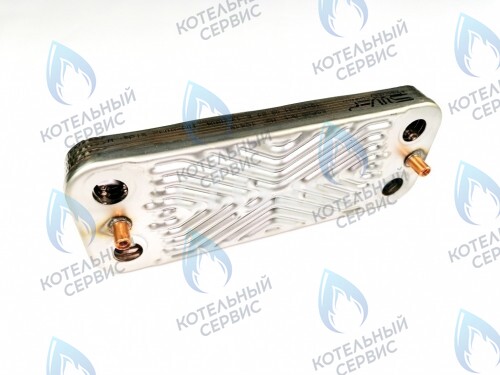 H3101081334010 Теплообменник ГВС (вторичный) 8 пластин 7021820018 ECO  FEDERICA BUGATTI в Орле