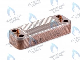 Теплообменник  ГВС SWEP вторичный 16 пластин 210X166