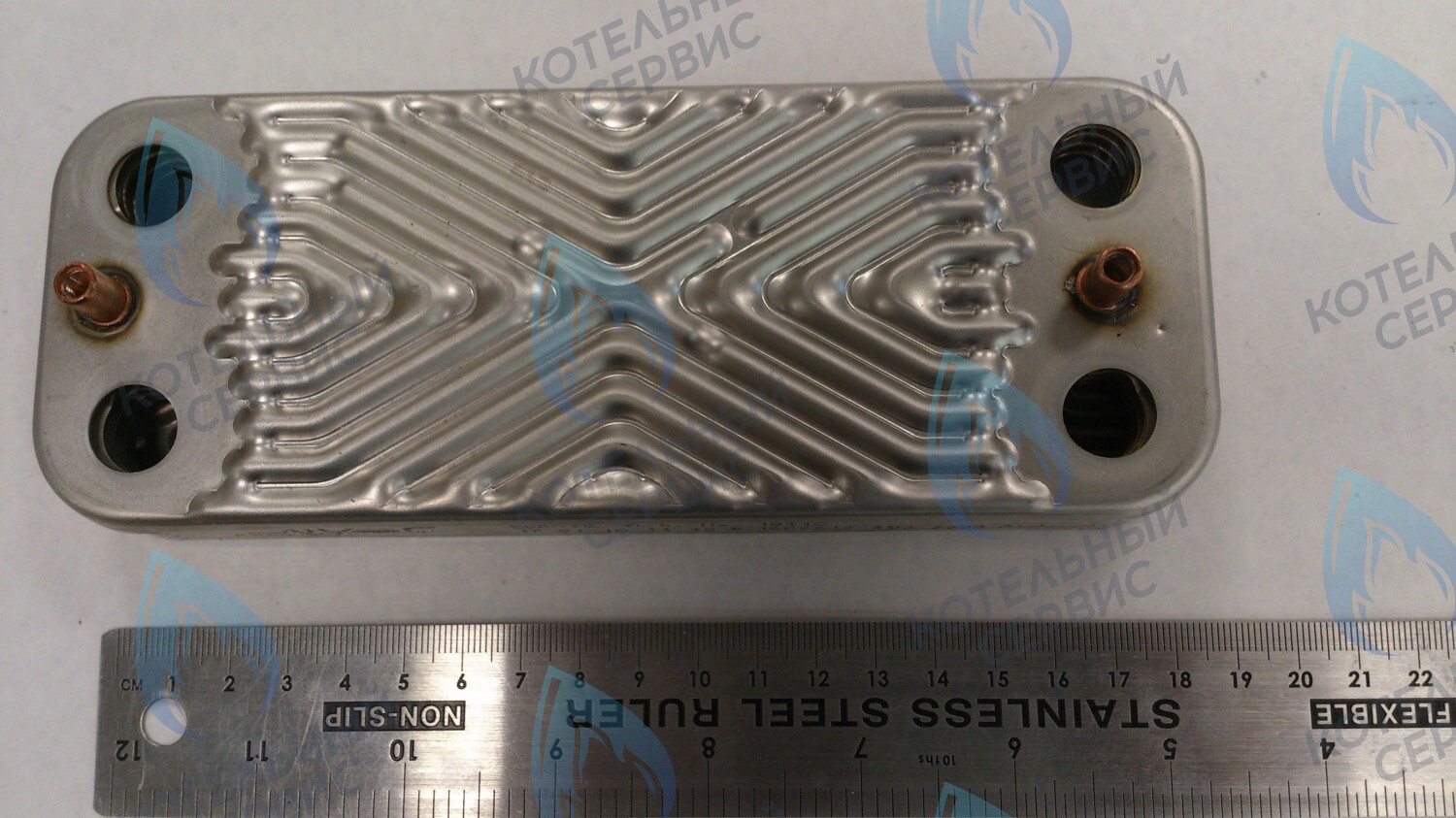 63041310091P Теплообменник ГВС пластинчатый вторичный 10 пластин (PLATE HEAT EXCHANGER) BAXI в Орле