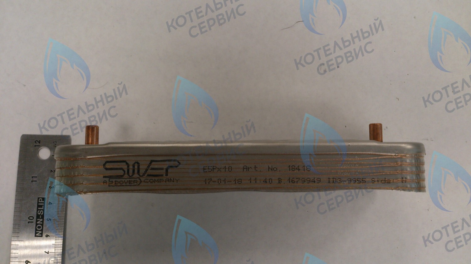 63041310091P Теплообменник ГВС пластинчатый вторичный 10 пластин (PLATE HEAT EXCHANGER) BAXI в Орле