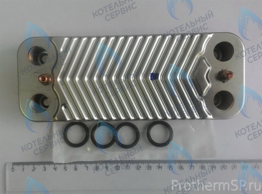 0020043598 Теплообменник вторичный Protherm Пантера 24 KOVR, 24 KTVR, 28 KTV (вер 17) в Орле