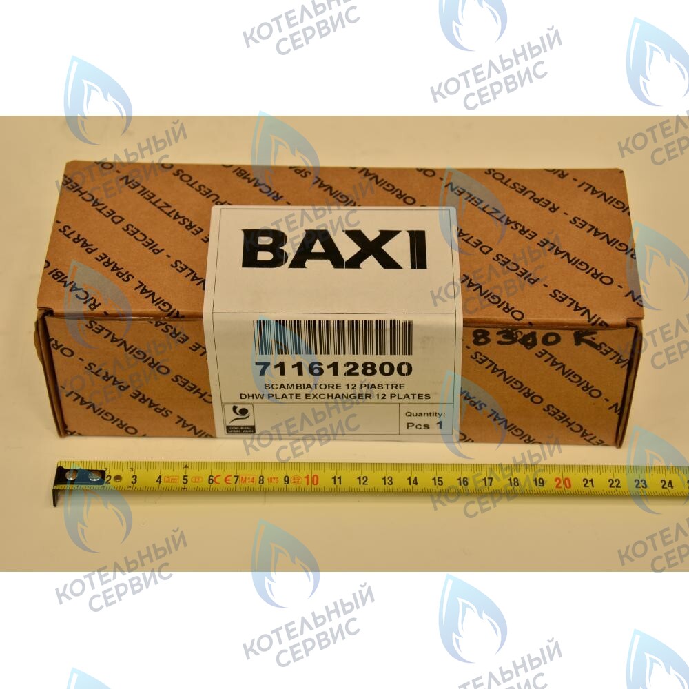 711612800 Теплообменник ГВС пластинчатый вторичный на 12 пластин BAXI в Орле