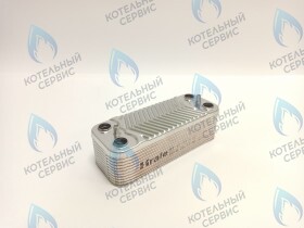 Теплообменник ГВС вторичный 24 пластины Ferroli, Koreastar (902613240, KS90269060)