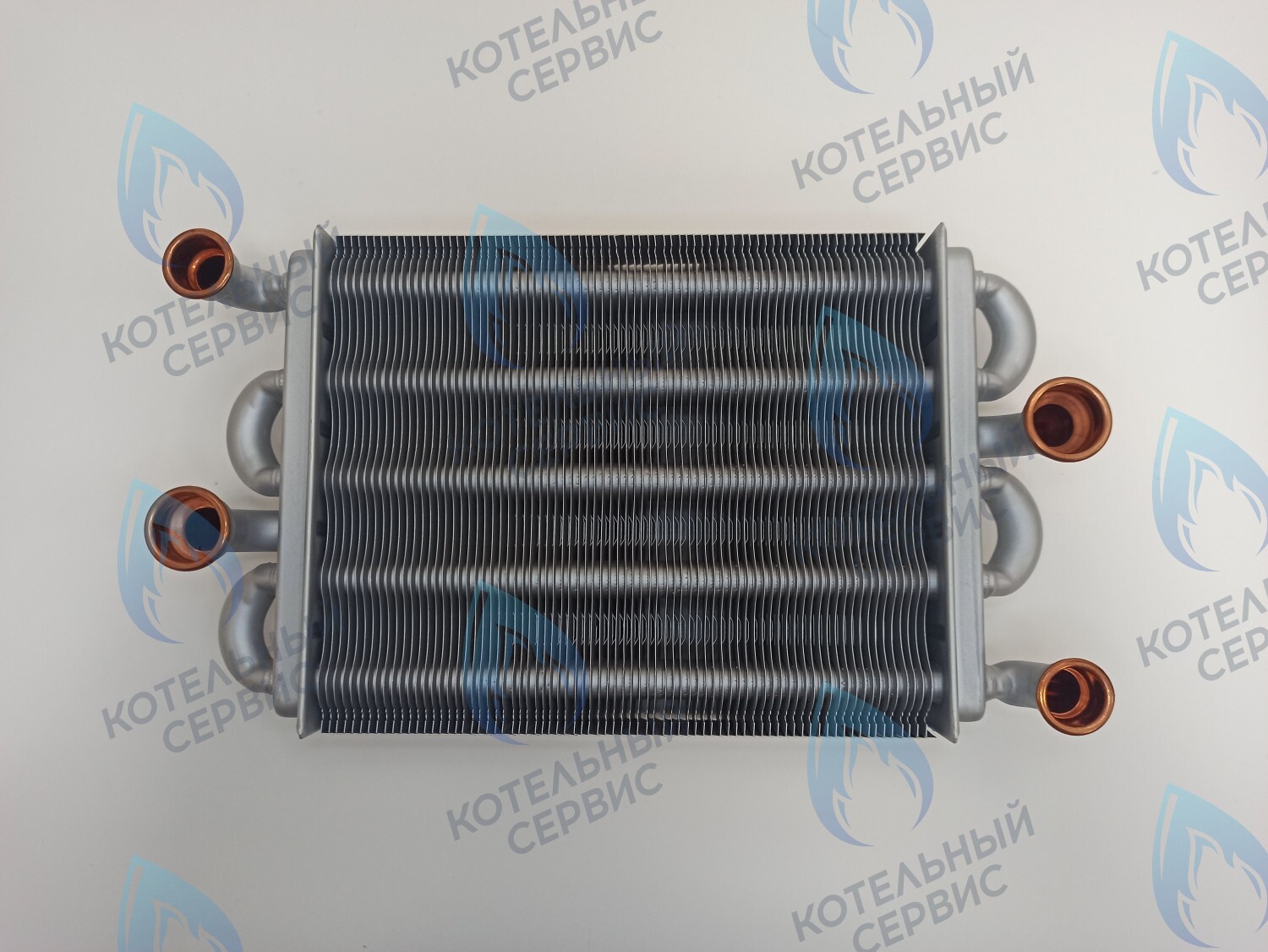 EB041-225-V Теплообменник битермический Valmex 225мм Ferroli Domina F 11-20 N, DOMIproject F 24 D (39837660, 39837665, 37405340) в Орле