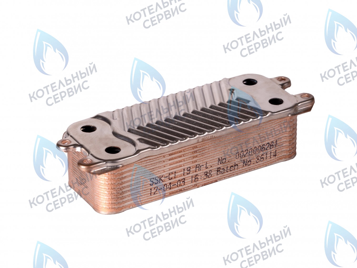 0020038572 Теплообменник ГВС  VAILLANT ATMO/TURBOTEC PLUS 20, 24, 28 кВт (0020006261) в Орле