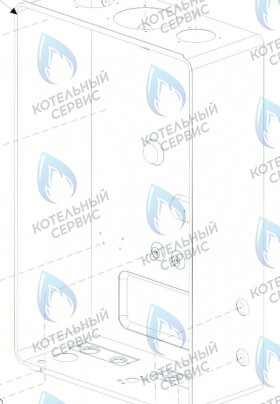 Корпус в сборе (29,1 - 40,7кВт) CELTIC