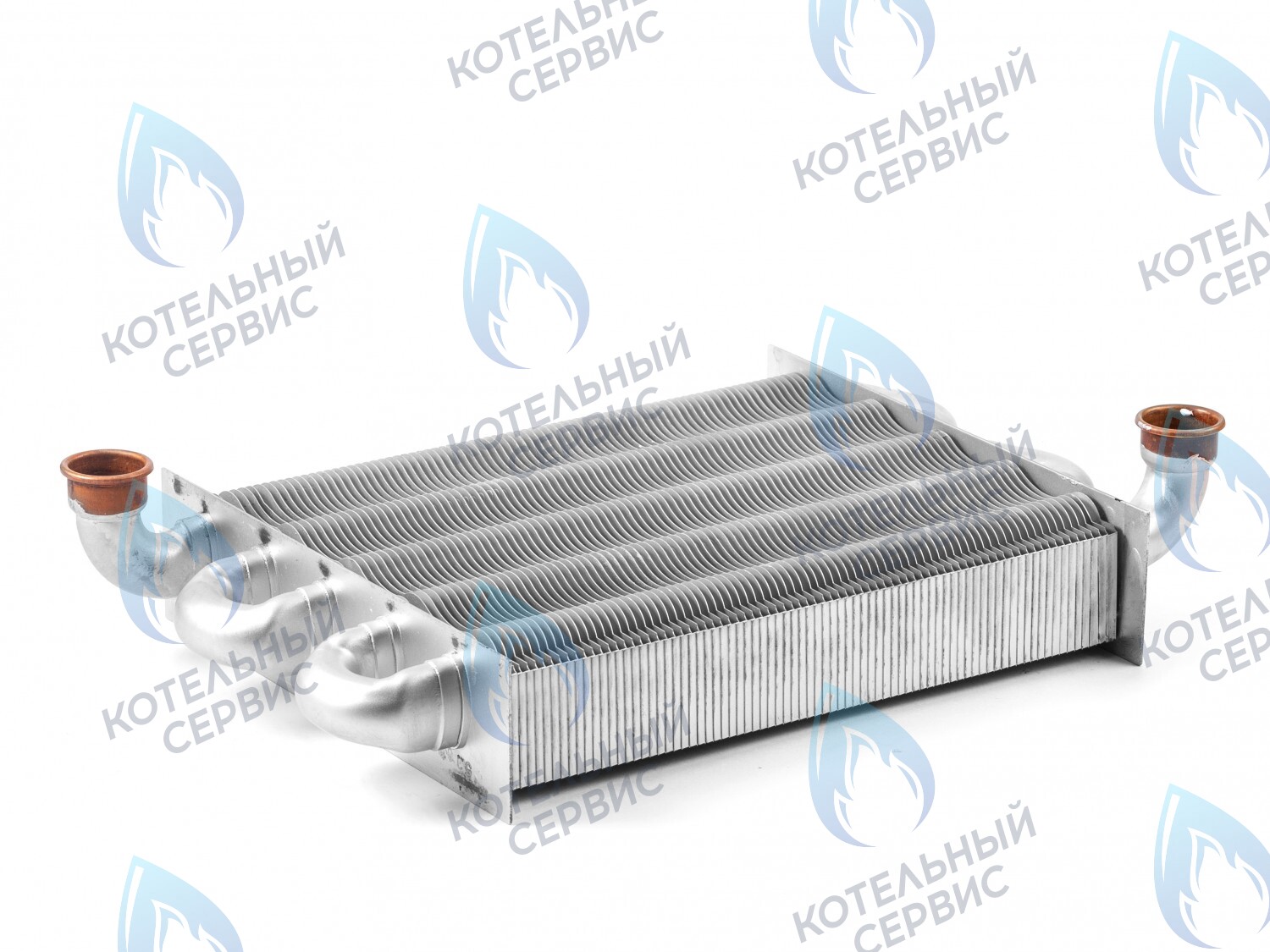 398002570 Теплообменник первичный (основной) (крепление - клипсы) Ferroli Fortuna Pro F13-F24 (398002570,398615500) в Орле