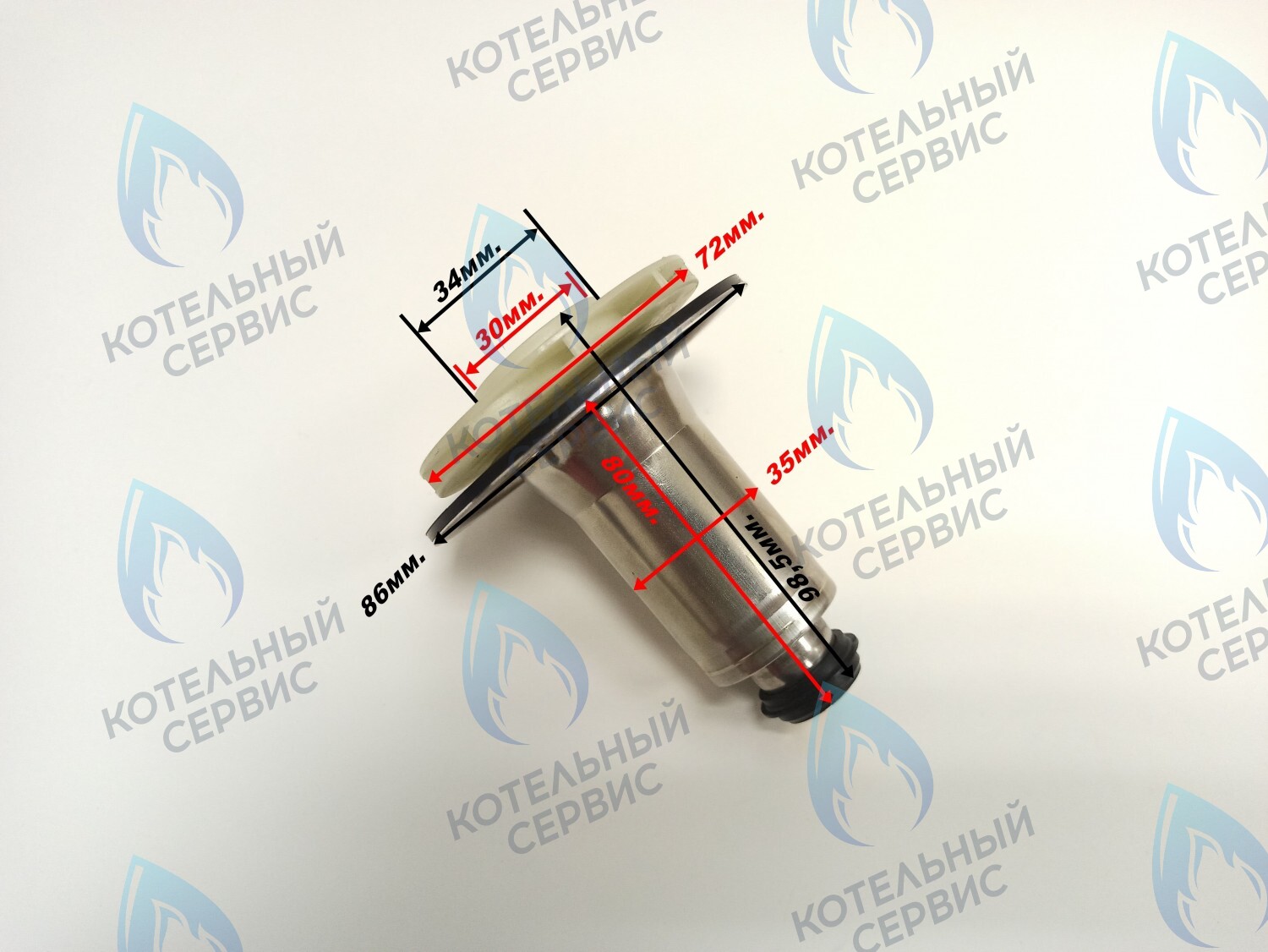 PPR-W30CW-35 ОРИГИНАЛ Втулка ротор насоса (по часовой стрелке) WILO 12/4.1, 12/5, 15/5 (втулка 35мм, колесо 72/30мм) в Орле