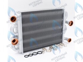 Теплообменник битермический  (37405340, 39837665) FERROLI