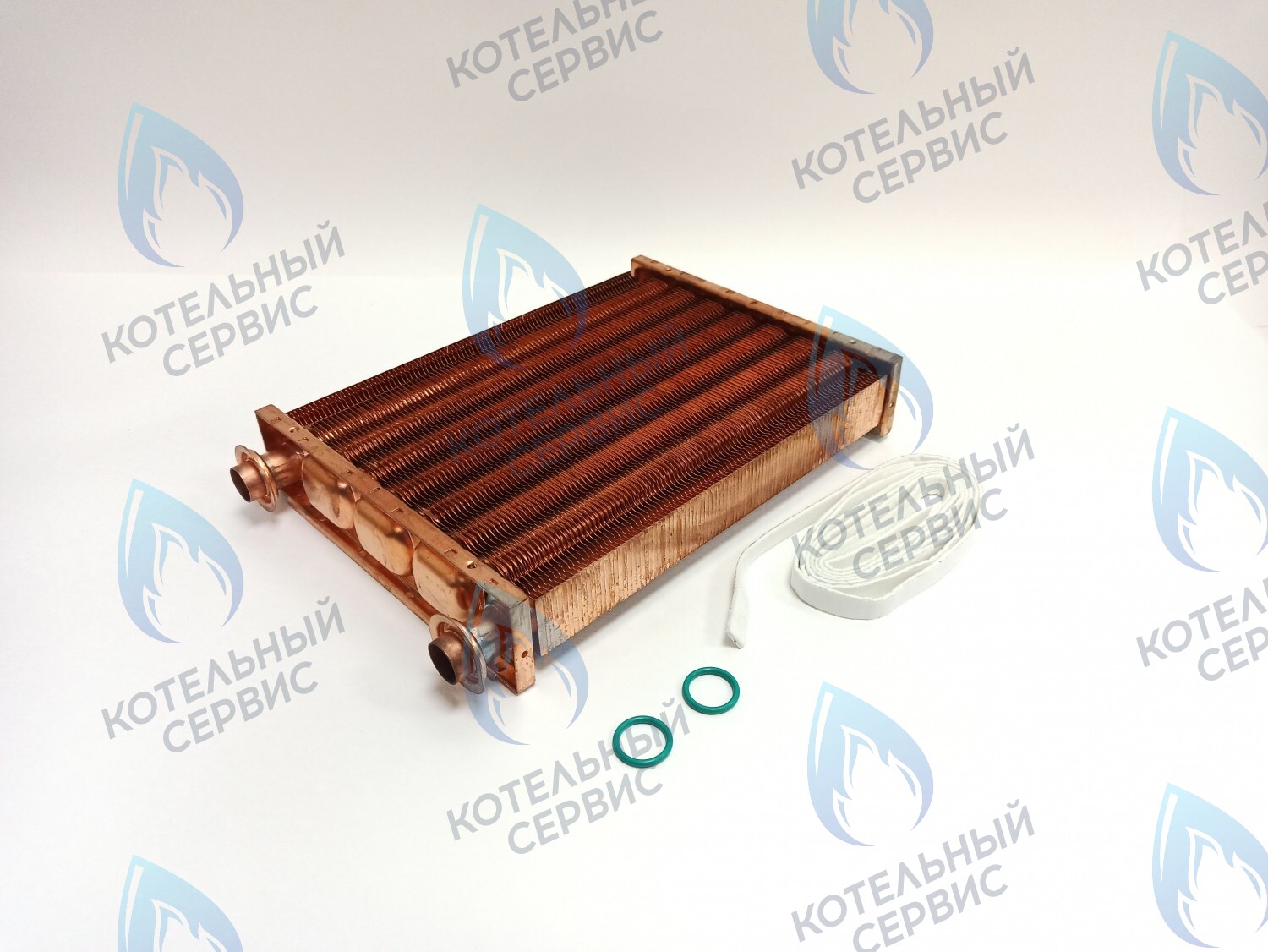 EM052-250-02 Теплообменник основной (первичный) (МЕДНЫЙ) Navien (с белыми прокладками в комплекте) Deluxe S/C/One 35K (30020498A) в Орле