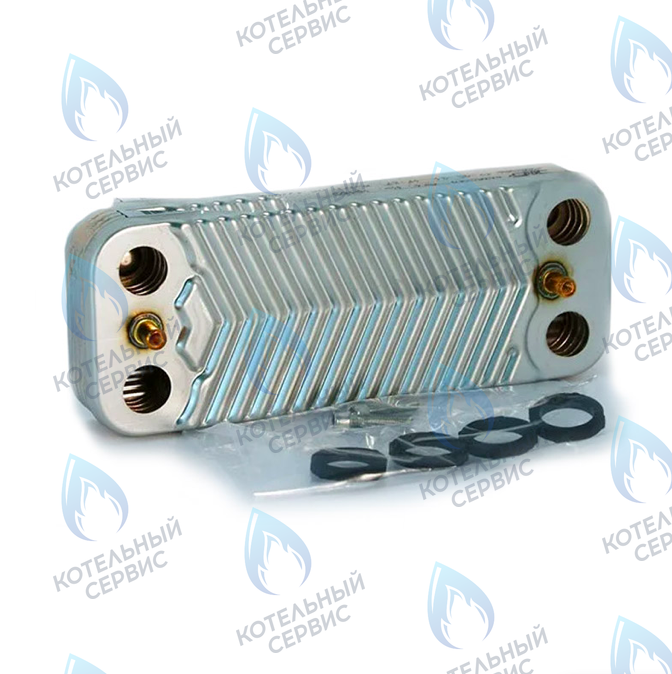 7856846 Пластинчатый теплообменник 10 пластин VIESSMANN VITOPEND 100-W A1JB 12 КВТ, 24 КВТ в Орле
